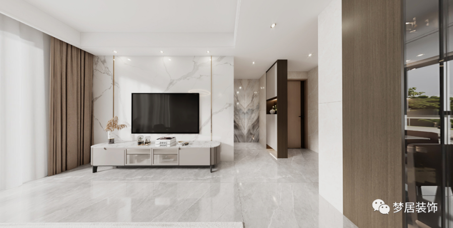 【夢居】94㎡現(xiàn)代簡約家裝，感受生活簡單的安穩(wěn)與幸福。