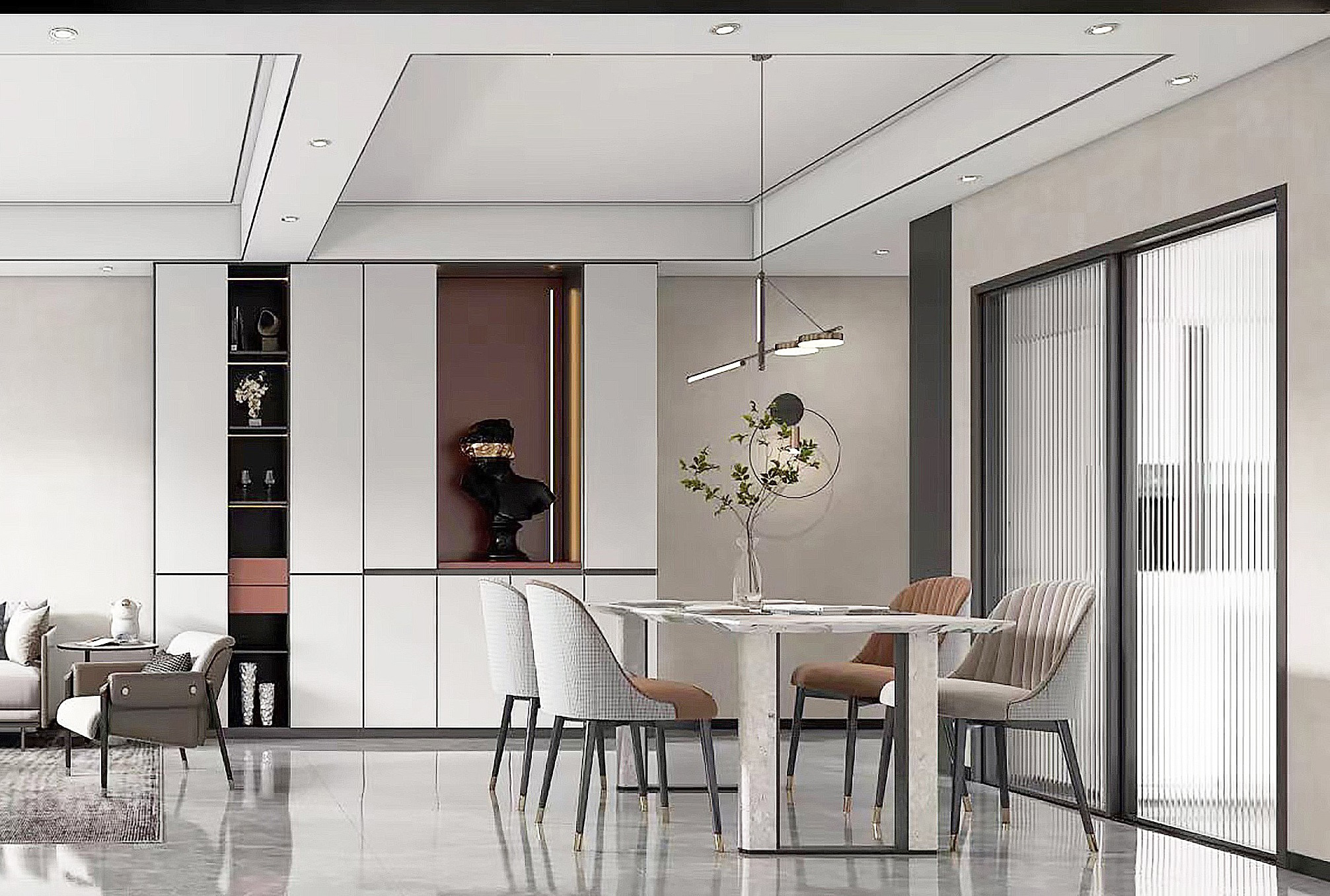 【夢居】109㎡現(xiàn)代風(fēng)兩居室，享受自然優(yōu)雅的精致生活。