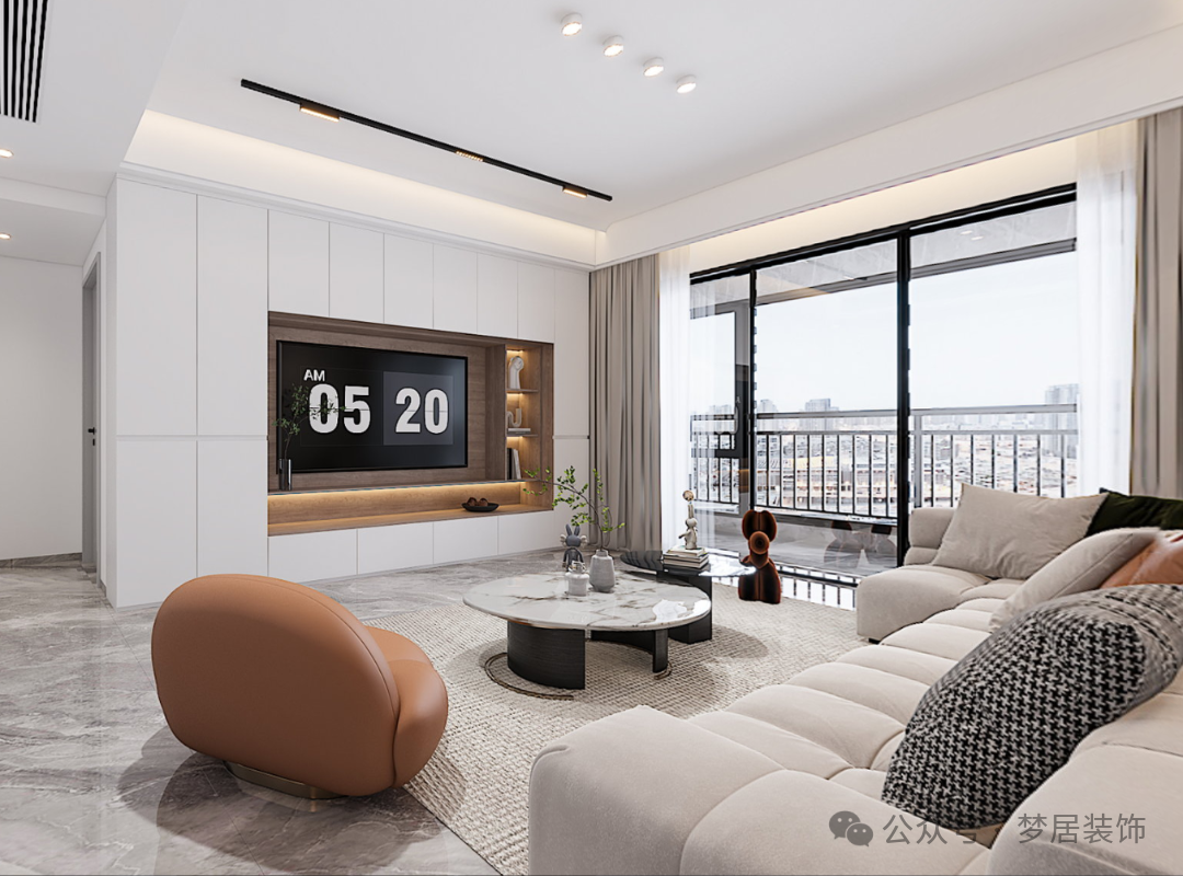 夢居&裝修設(shè)計 | 136㎡現(xiàn)代設(shè)計，追求生活的自在感受。