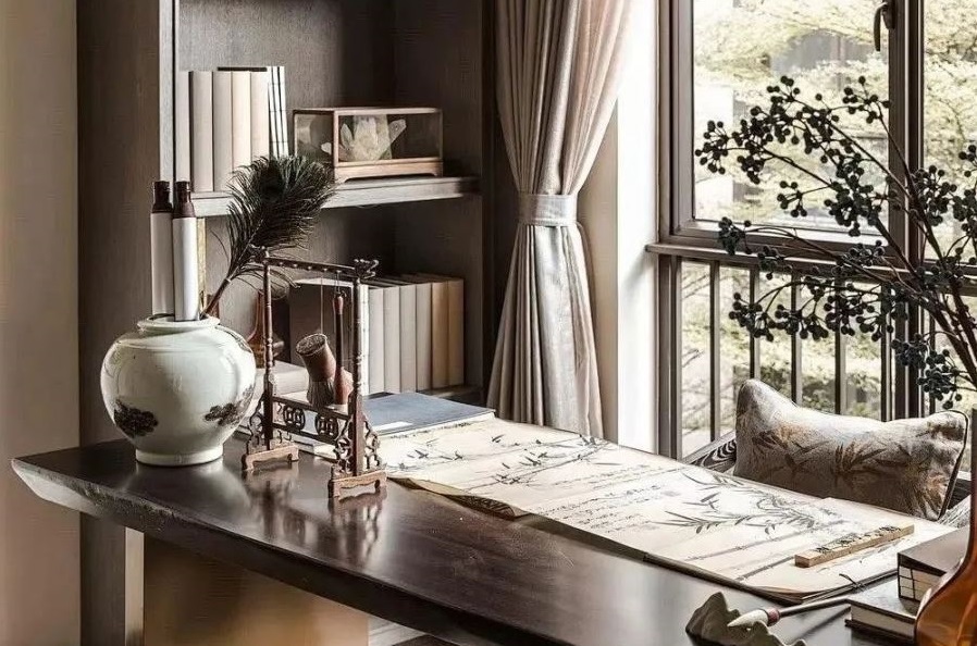 夢居&裝修設(shè)計 | 人生大雅，怎能少了一處書房！超實用中式書房設(shè)計技巧