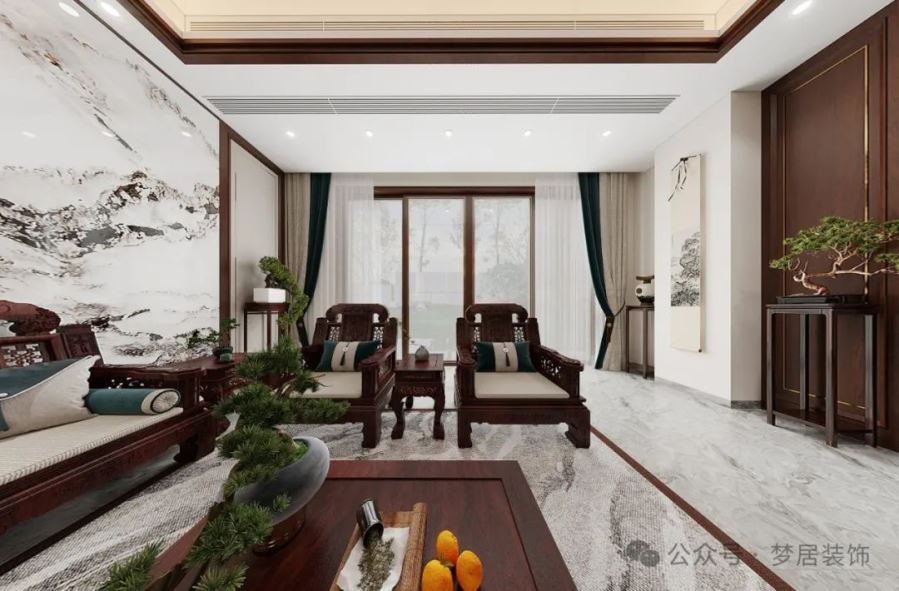 夢居&裝修設(shè)計(jì) | 600㎡中式別墅設(shè)計(jì)：古韻今風(fēng)，詩意棲居。