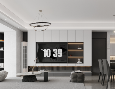 夢(mèng)居&裝修設(shè)計(jì) | 110㎡現(xiàn)代生活美學(xué)，當(dāng)黑白灰邂逅生活溫度。