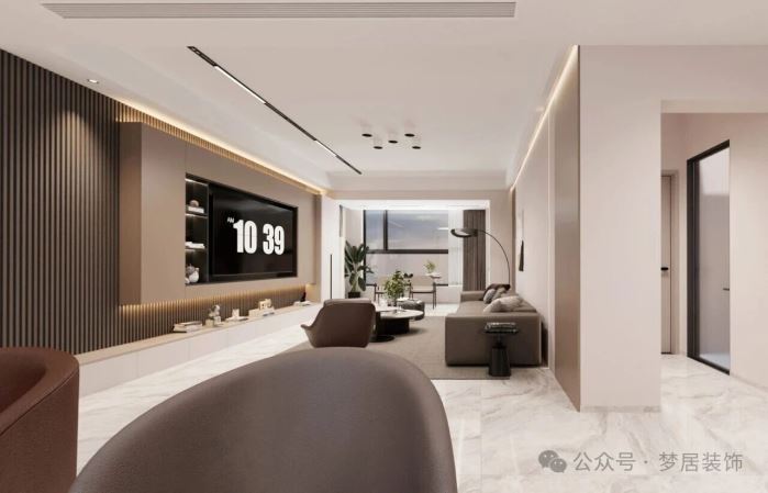 夢(mèng)居&裝修設(shè)計(jì) | 190㎡現(xiàn)代簡(jiǎn)約住宅，優(yōu)雅的簡(jiǎn)奢之美。