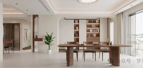 夢(mèng)居&裝修設(shè)計(jì) | 時(shí)空碰撞！230㎡住宅，現(xiàn)代與中古風(fēng)情的完美融合！